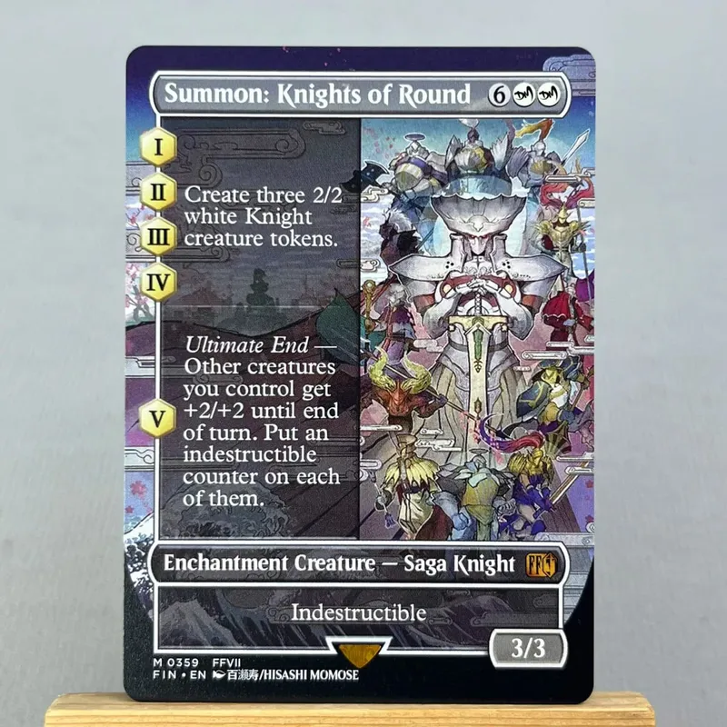 FIN HOLO14-Ⅰ01 Tcg Proxy Cards Vivi Ornitier Sephiroth Fabled SOLDIER Summon Bahamut Cloud Midgar Mercenary
