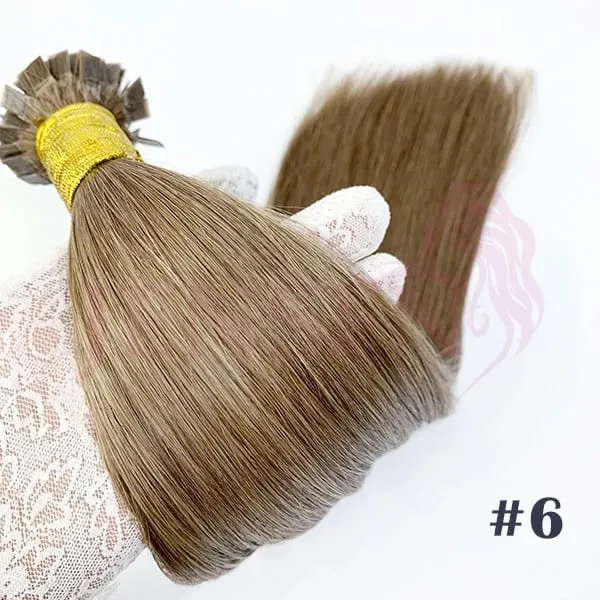 Straight Flat Tip Human Hair Extensions 16"-26" Inch 1g/Strand 100% Hair Extensions Keratin Capsule Fusion Hair For Women