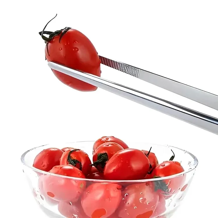 Stainless Steel Multifunction Barbecue Tongs Food Clip BBQ Kitchen Gadgets Cooking Tweezers Buffet Tool CFQJ006