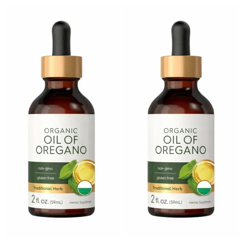Økologisk olie af oregano flydende dråber Vegansk urtetilskud Sundhed Ikke-GMO Glutenfri daglig ernæringsstøtte 60 ml pr. flaske