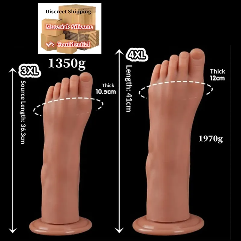 Feet Style Anal Plug Big Silicone Ass ButtPlug Deep Masturbator Dildo Dilator Stimulator Anal Dildo Adult Sex Toy For Women 성인용품