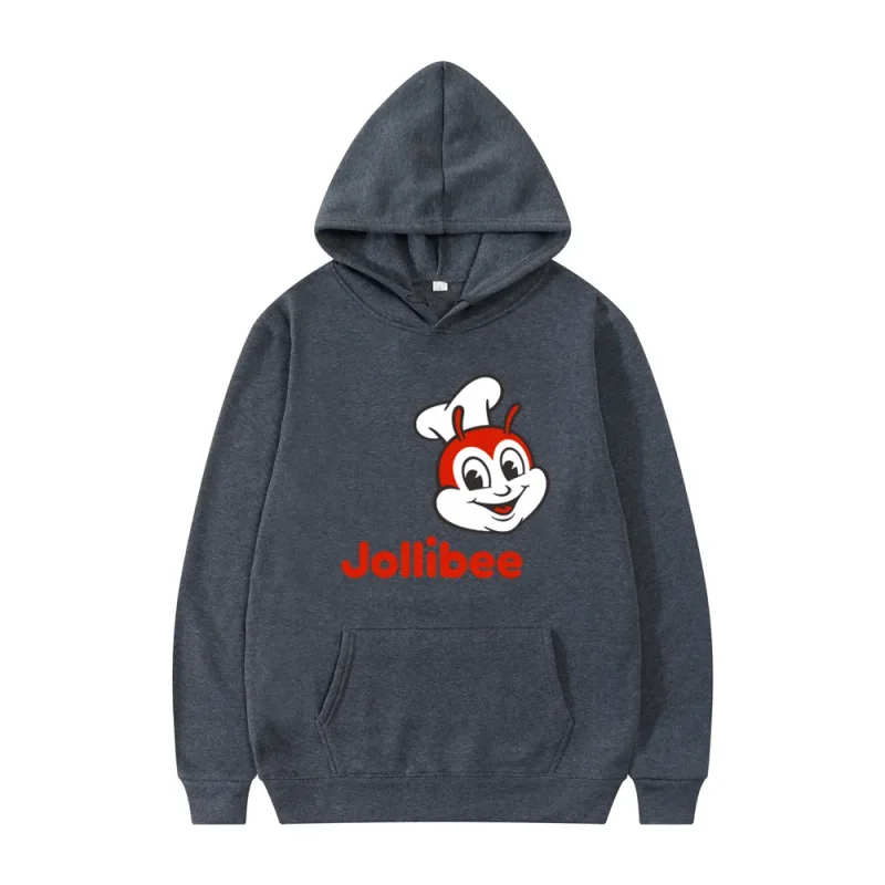 Jollibee Hoodies Γυναικεία ανδρική φούτερ μπλούζες Χειμερινό φθινόπωρο Hip Hop Πουλόβερ Unisex Streetwear