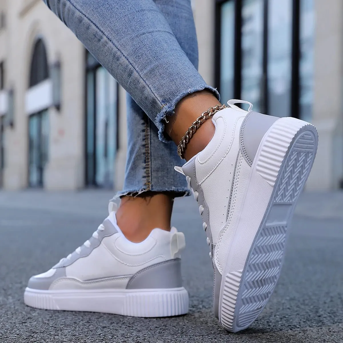 Men's High-Top Sneakers Spring and Summer Trendy Men's Gray Youth Student Shoes Fashionable Versatile Casual Low-Top Sneakers