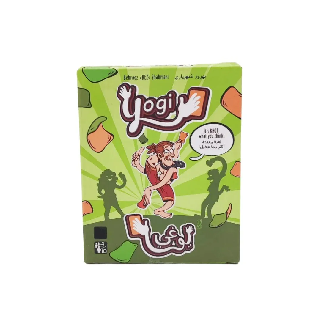 《Yogi: Fun Physical Interaction Card Game》 – A Zany Arabic Card Game of Wild Upper-Body Contortions (Yoga-Inspired Silly Moves)