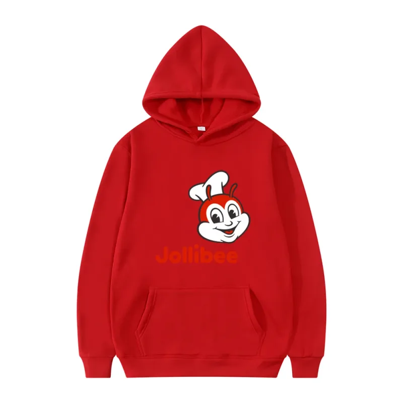 Jollibee Hoodies Γυναικεία ανδρική φούτερ μπλούζες Χειμερινό φθινόπωρο Hip Hop Πουλόβερ Unisex Streetwear