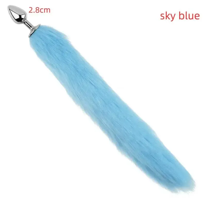 New Fox Tails Anal Plug Metal Anal Sex Toys Butt Plug Sex Games Role Play Cosplay Toys Men And Women Sex Toys