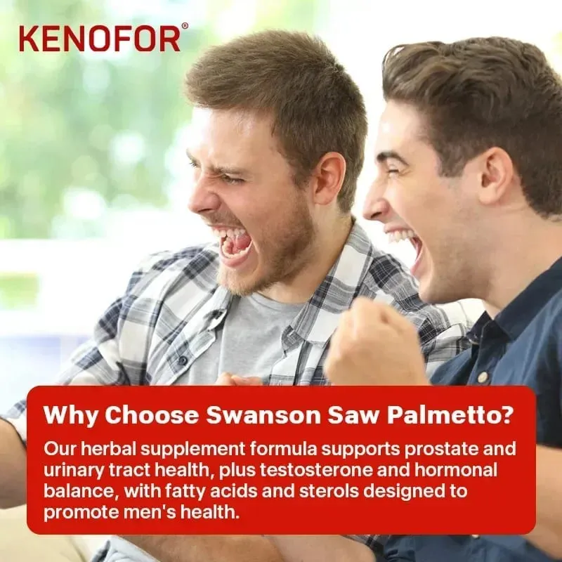Saw Palmetto Capsules - สุขภาพต่อมลูกหมากชายป้องกันผมร่วงและบรรเทาความผิดปกติของปัสสาวะบ่อย Hair Care