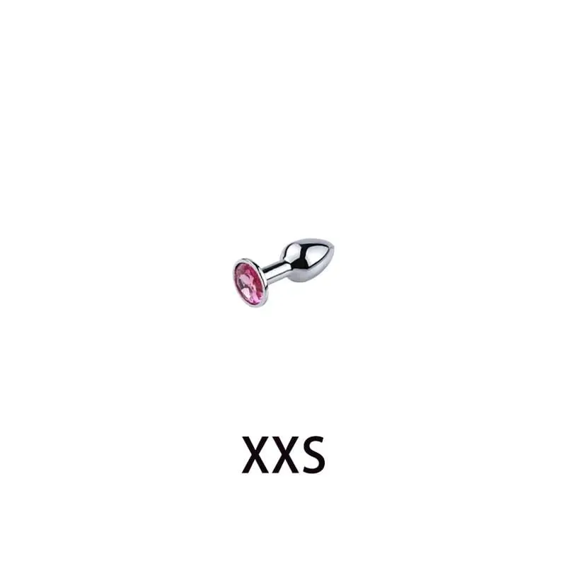 5 Sizes Metal Anal Plug Butt Plug Sex Toy Butt Toy for Women Men Couples Gay Adult Game Masturbator Anal Diamond Sex Shop