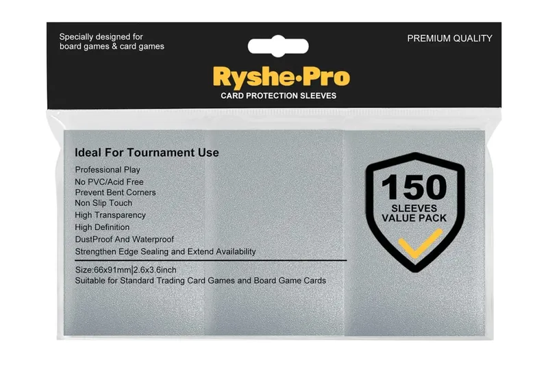 100pcs 2.5"x3.5" Premium Trading Card Sleeves 66x91mm Standard Sized Board Game Cards for MTG Magic Gathering Lorcana Game Card
