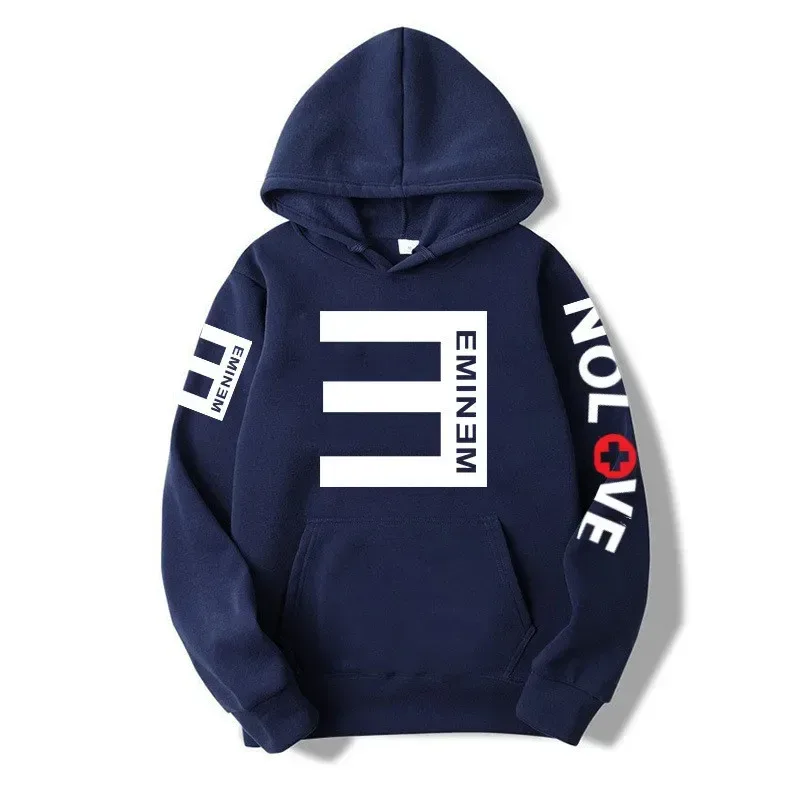 Eminem “No. 3” Tour Hoodie — Hip-Hop Streetwear / Unisex Harajuku-Style Sweatshirt (Autumn/Winter)
