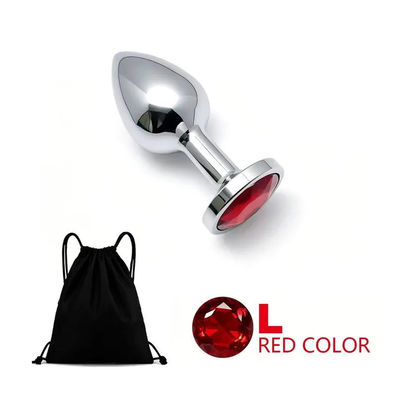 5 Size Metal Anal Plug Butt Plug Sex Toy Butt Toy for Women Men Couples Adult Game Masturbator Anal Diamond Sex Toys