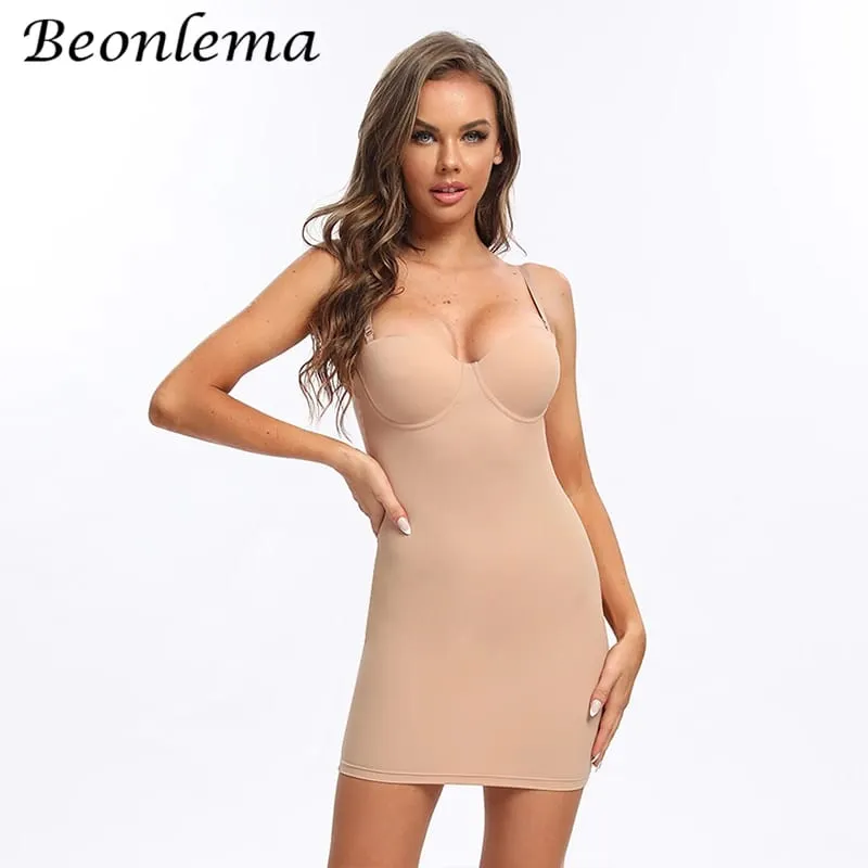 Kort Bodycon Klänning Rygglösa Skinny Straps Solid Casual Sexig Ärmlös Sommar High Waist Club Smala Miniklänningar Dam Basic