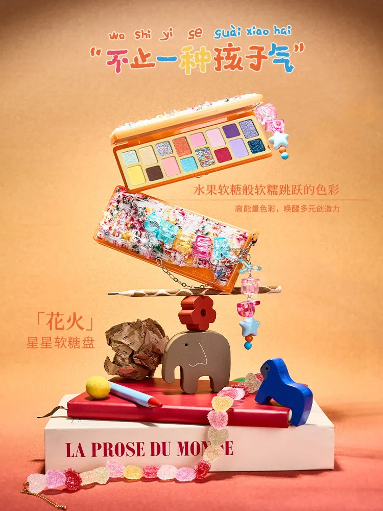 Cheeryep Qianyan 16 Color Eye Shadow Palette Pink Brown Cowboy Blue Multicolor Matte Pearl Smoky Eye Makeup Palette