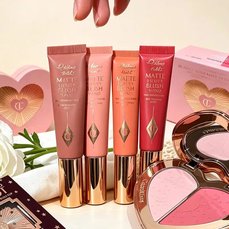 Charlotte CT Blush Stick Contour Cream Luminous Makeup Air Cushion Blush Pen Mat Let at blande for ensartet naturlig finish Tilbury
