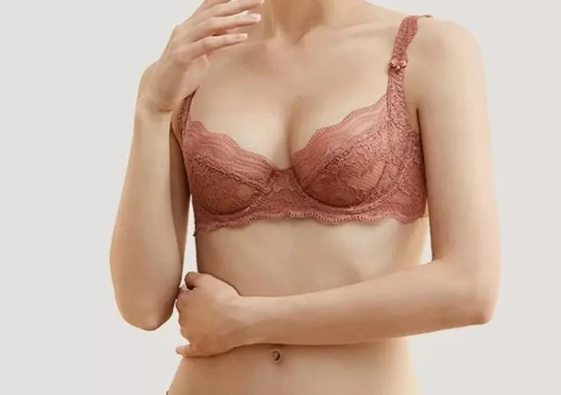 Fashion Ladies Ultra Thin Lace Lingerie Set Victorian Style Soft Underwire Push Up Gather Lift Unpadded Breathable Wear