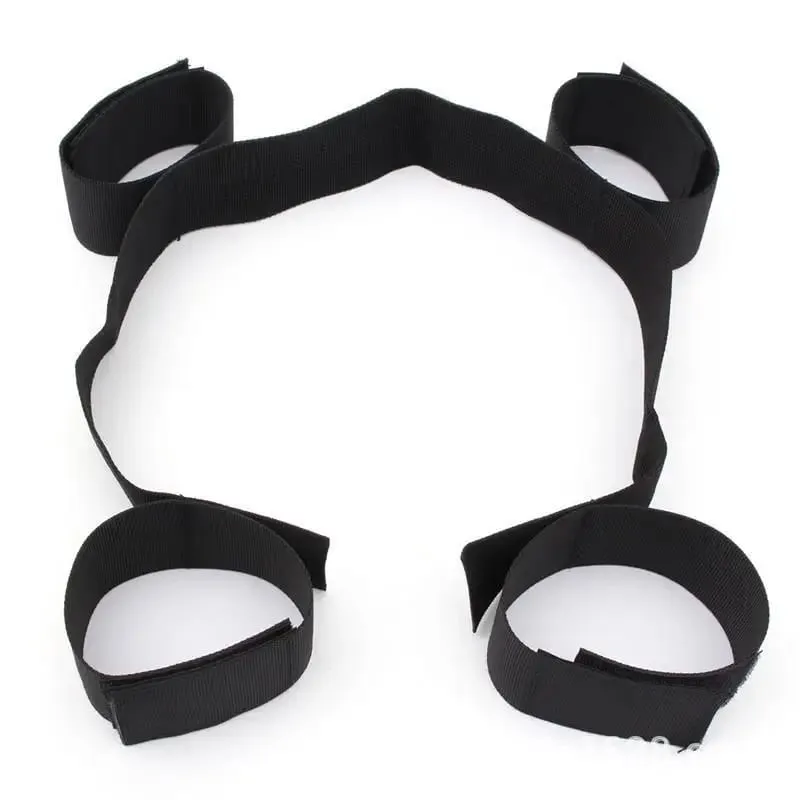 Bdsm Bondage Set Restraint Adult Game No Vibrator Handcuff Neck Collar Wrist Mouth Gag Strap Fetish Sex Toys For Woman Couples