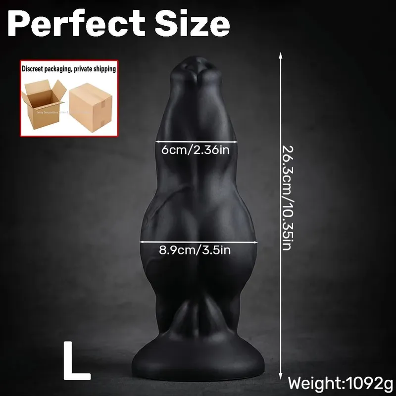 NEW Large Animal Penis Huge Dog Cock Dildo Suction Cup Masturbator Female Anal Butt Plug Big Anal Plug Adult Sex Toys Products
