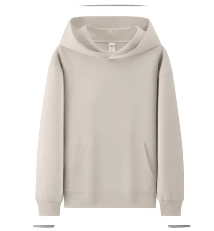 Fashionable Loose Cotton Hooded Sweatshirt for Men and Women, Customized Printed Logo, Embroidered Logo, Spring and Autumn Cloth