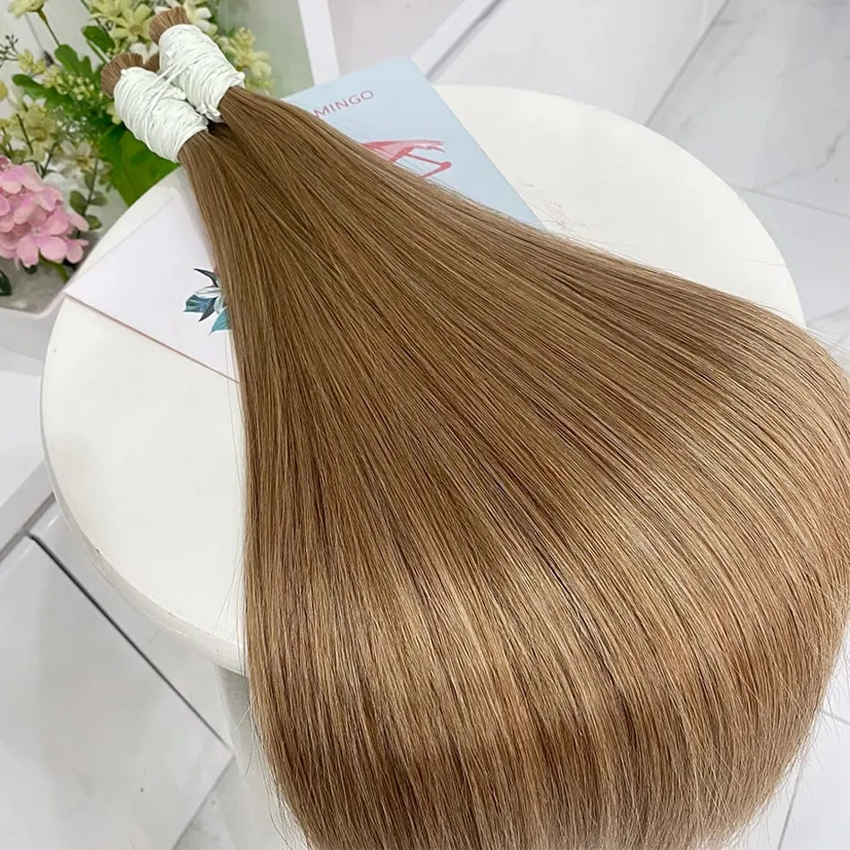 Virgin Real100% Human Hair Bulk Extension Black 613 Blonde Hair Bulk 12a Weaving For Braiding Unprocessed No Weft Straight Hair