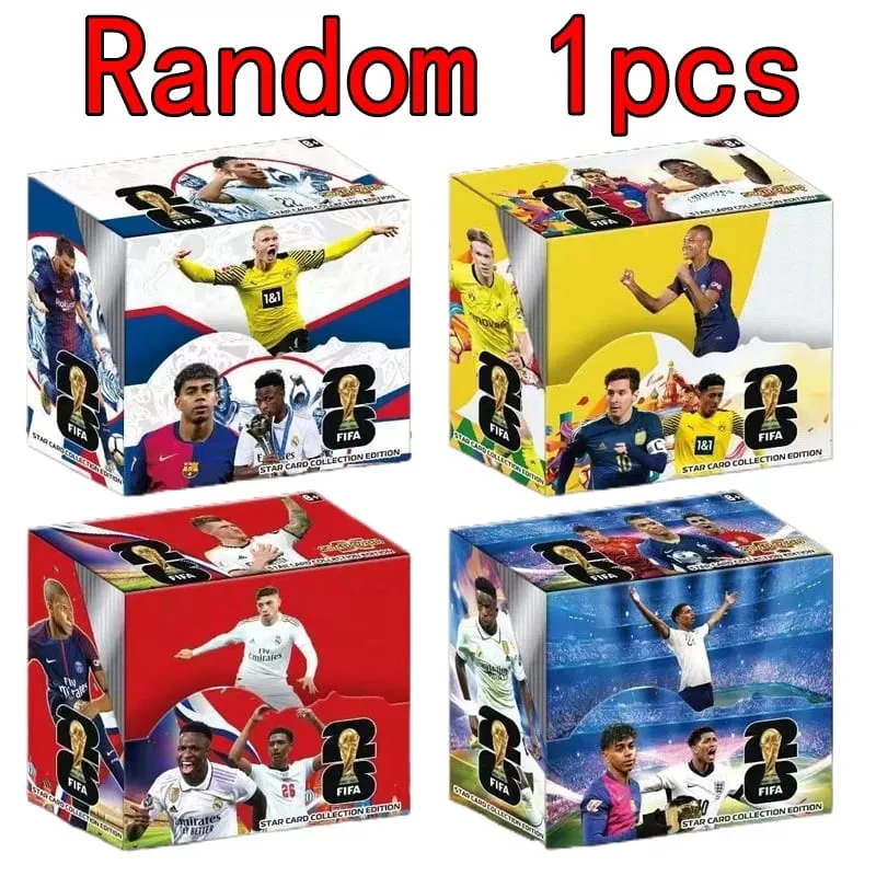 In Stock Panini 2026 New FIFA World Cup Soccer Cards Pack Panini Football Star Cards Soccer Memorabilia Collection Football Card