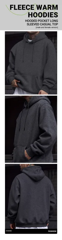 Personalized Customize Autumn Casual Sport Hoodie Men Fleece Team Basic Sweatshirts Street Office Top Daily Comfortable Workwear