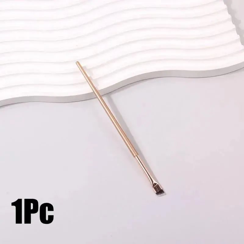 2/5pcs Upgrade Blade Eyeliner Brush Ultra Thin Fine Angle Flat Eyebrow Brush Under The Eyes Place Precise Detail Brush Brush