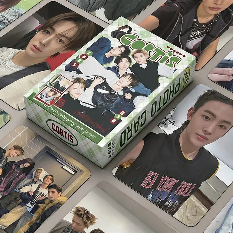 50PCS Korean Boy Group CORTIS Photo Cards Set - ‌Martin‌ James‌ Juhoon‌ Kpop Idol Collectible LOMO Card Fans Gift