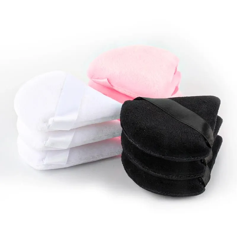 1/2/3/6 ΤΕΜ Triangle Powder Puff For Loose Powder Cosmetic Foundation Puff Makeup Tool Επαναχρησιμοποιήσιμο σφουγγάρι που πλένεται μαλακή σκόνη Puff