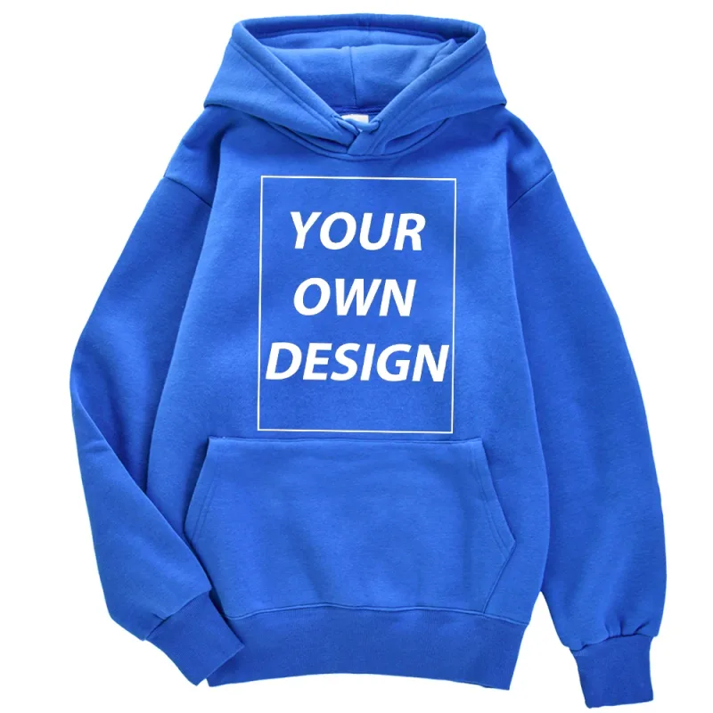 Angepasst DIY Druck Männer Frau Herbst Winter Hoodies Casual Klassische Pullover Einfache Bequeme Streetwear Weiche Warme Sport Kleidung