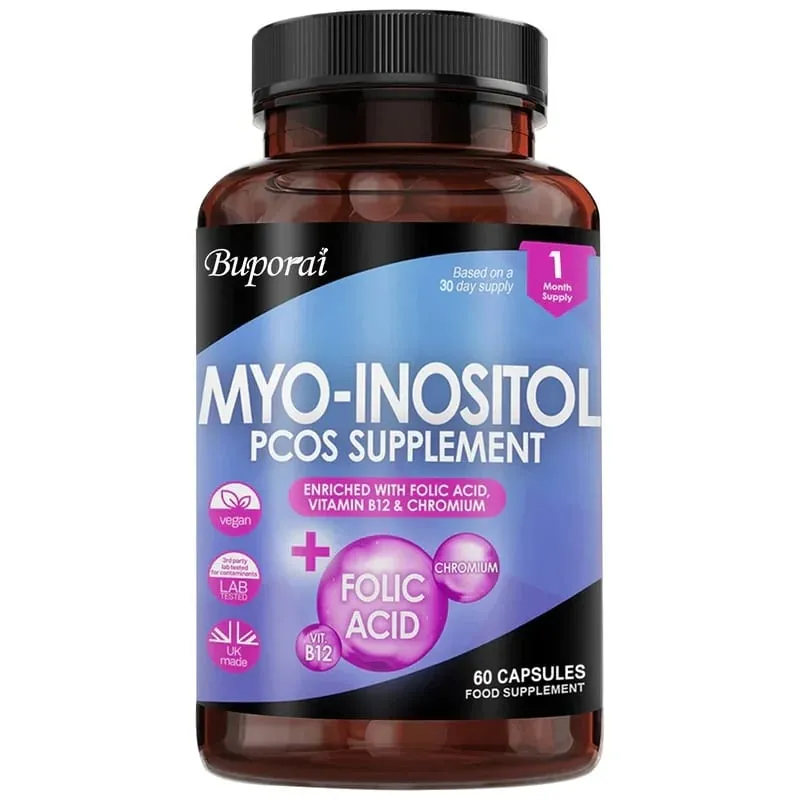 Myo-Inositol Supplement - Nagtataguyod ng Balanse ng Hormonal at Ang Kalusugan ng Ovarian ay Kinokontrol ang Mga Siklo ng Panregla at Nagpapabuti ng Mood