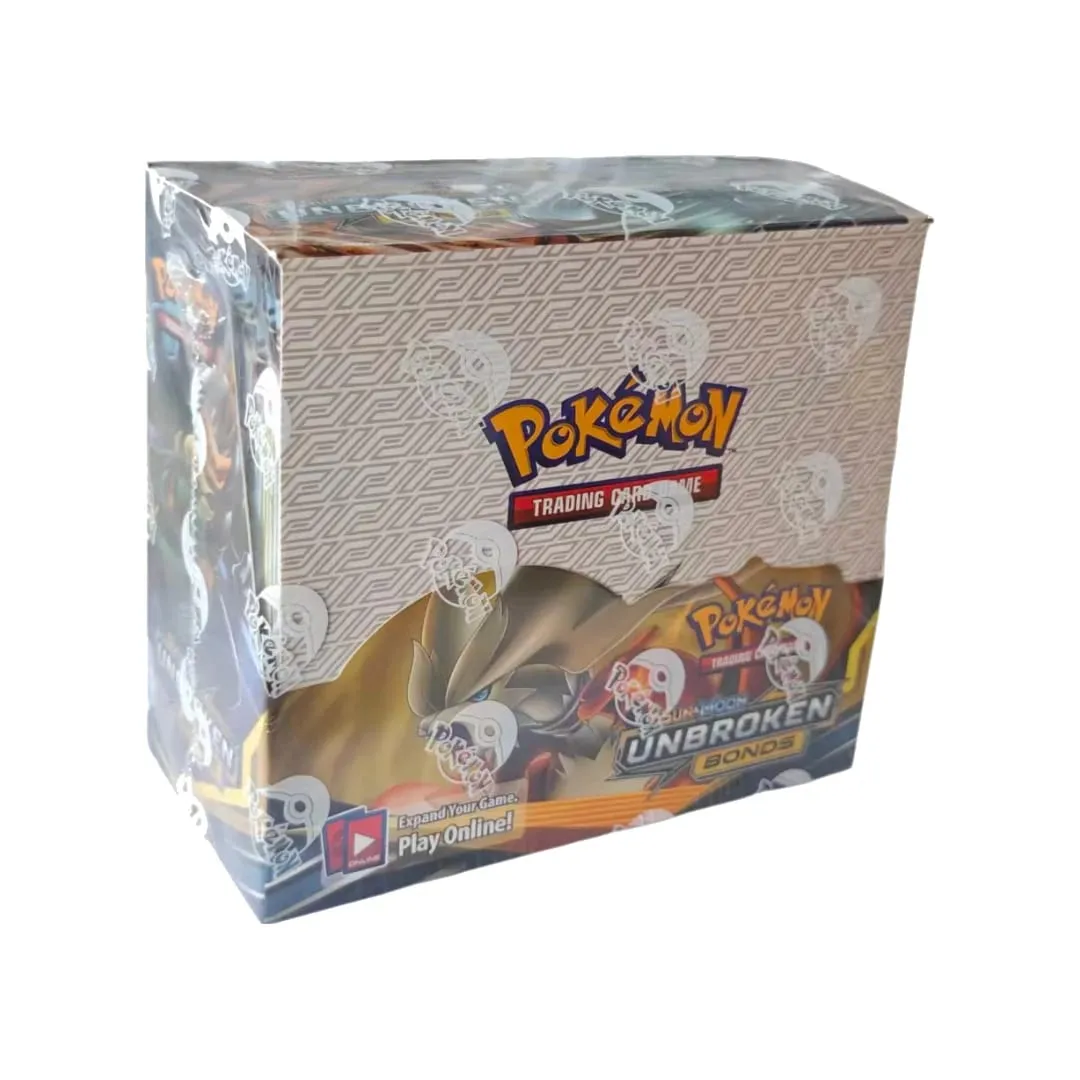 Pokemon TCG SUN & MOON Booster Box 36 Packs English Sealed Display Box Collectible Trading Card Game for Kids gift