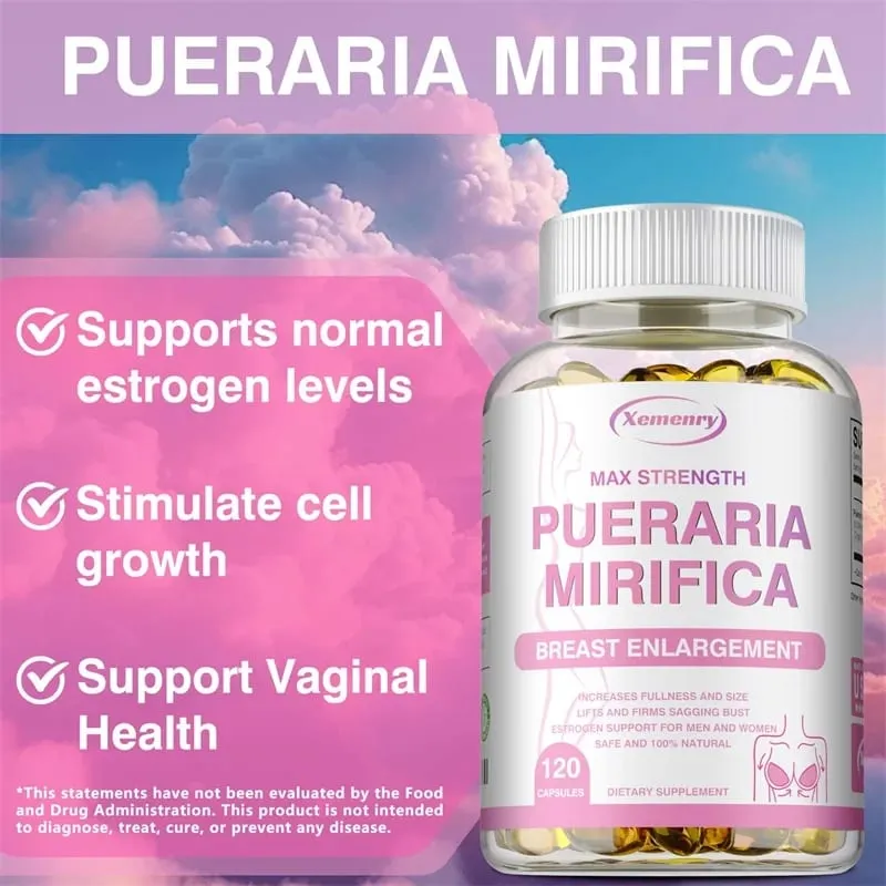 Pueraria Mirifica - Supports Overall Female Health Promotes Breast Development Balances Estrogen Metabolism Non-GMO