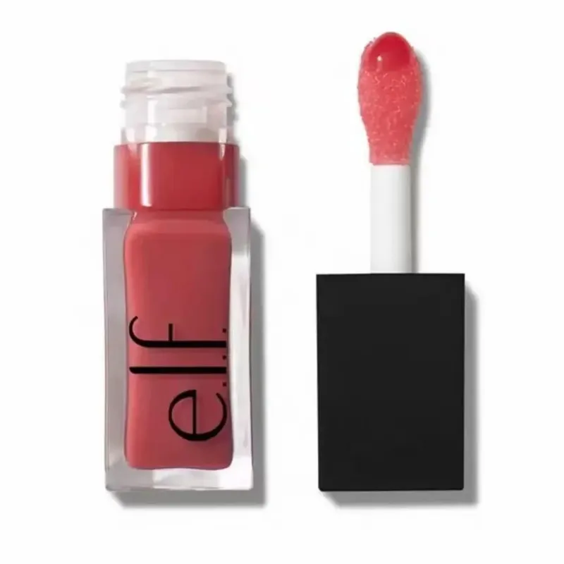 ELF Lip Gloss Natural Shine&Blush Liquid Waterproof and Sweat-Resistant Easy to Smudge Lightweight and Long-Lasting Makeup