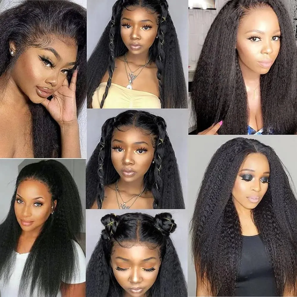 Kinky Straight Microlinks Hårförlängning Virgin Human Hair Natural Black Keratin I Tip Hårförlängning 50g/set För kvinnor