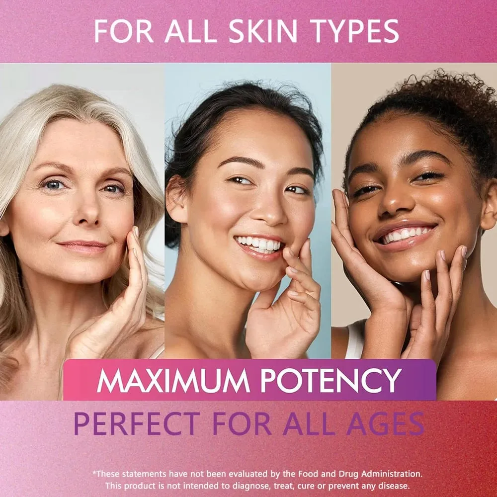 Skin Whitening Pill Skin Lightening Pills - 5000mcg Glutathione Supplement Dark Spots Melasma & Acne Scar Remover 60 Capsules