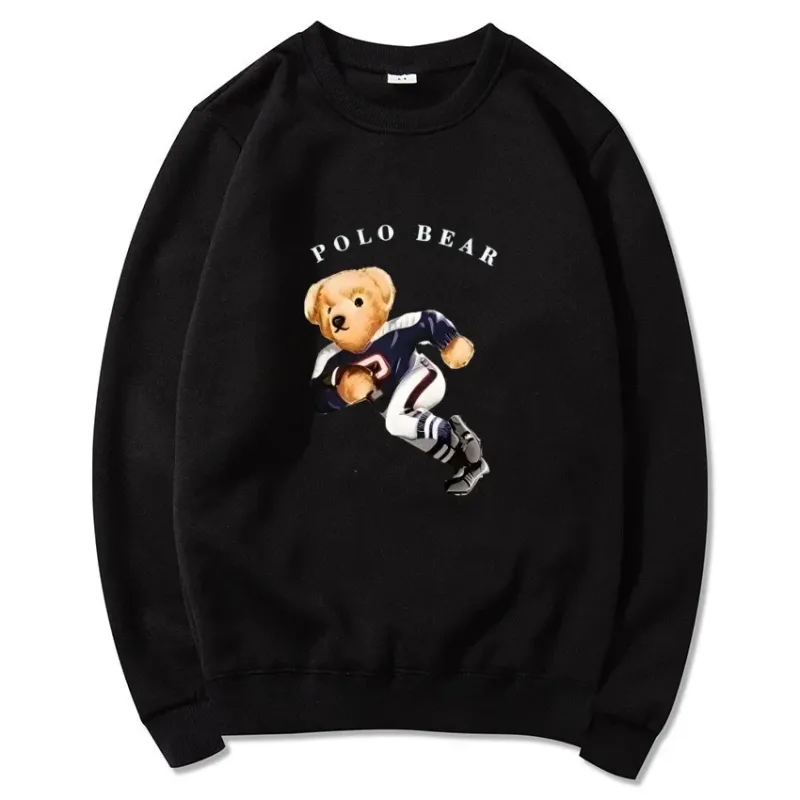 2026 Spring Autumn New Men Casual Sweatshirts Harajuku Loose Streetwear Tops O Neck Pullover Hoody Solid Mens Sweatshirts S-3