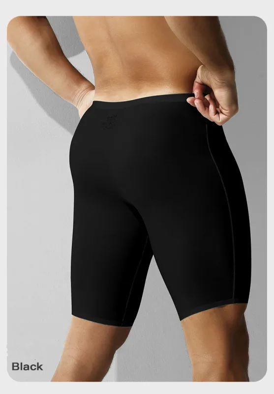 Mens Underwear Boxers Shorts Hombre Seamless Panties Man Solid Slim Ice Silk Pouch Long Leg Underpants L-6XL Cueca Calzoncillo
