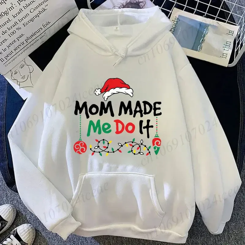 Christmas Couple Matching Hoodies Set I Don't Do Matching Christmas Outfits Santa Hat Print Hoodies Funny Family Xmas Party Gift