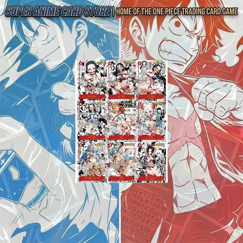 Diy Japanese Anime Opcg One Piece Card Set Yamato Nami Boa Hancock Nico Robin Carrot Perona Shirahoshi Uta Collectible Cards