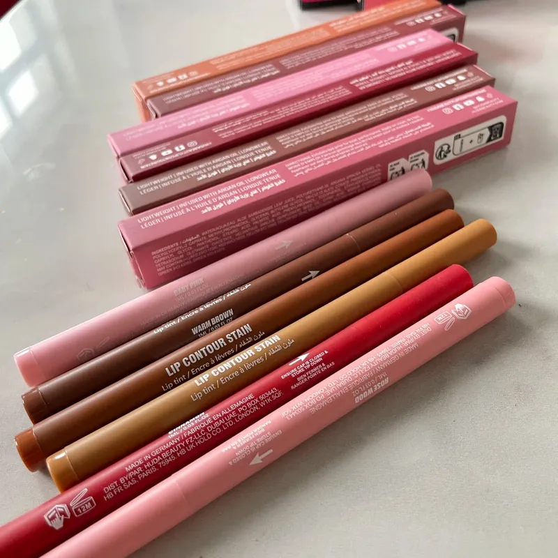 Beauty New Colors Lip Contour Lip Stain Wear Matte Lipliner Pencil Tint Lipstick Long Lasting Non-stick Cup Moisturising Liner