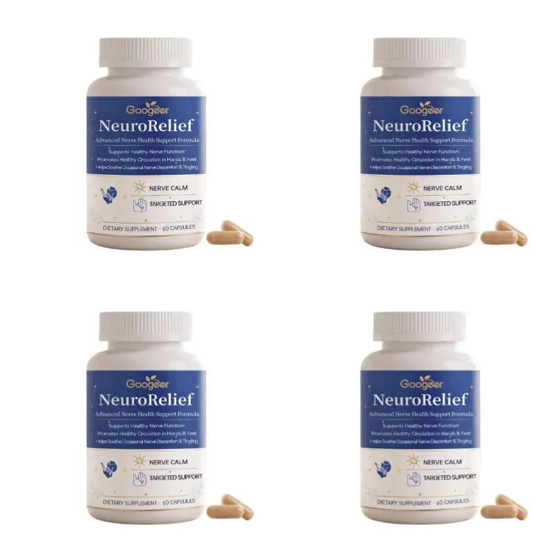 Googeer NeuroRelief Advanced Nerve Health Capsules Daily Support for Nervous System Wellness & Healthy Circulation 60 Capsules