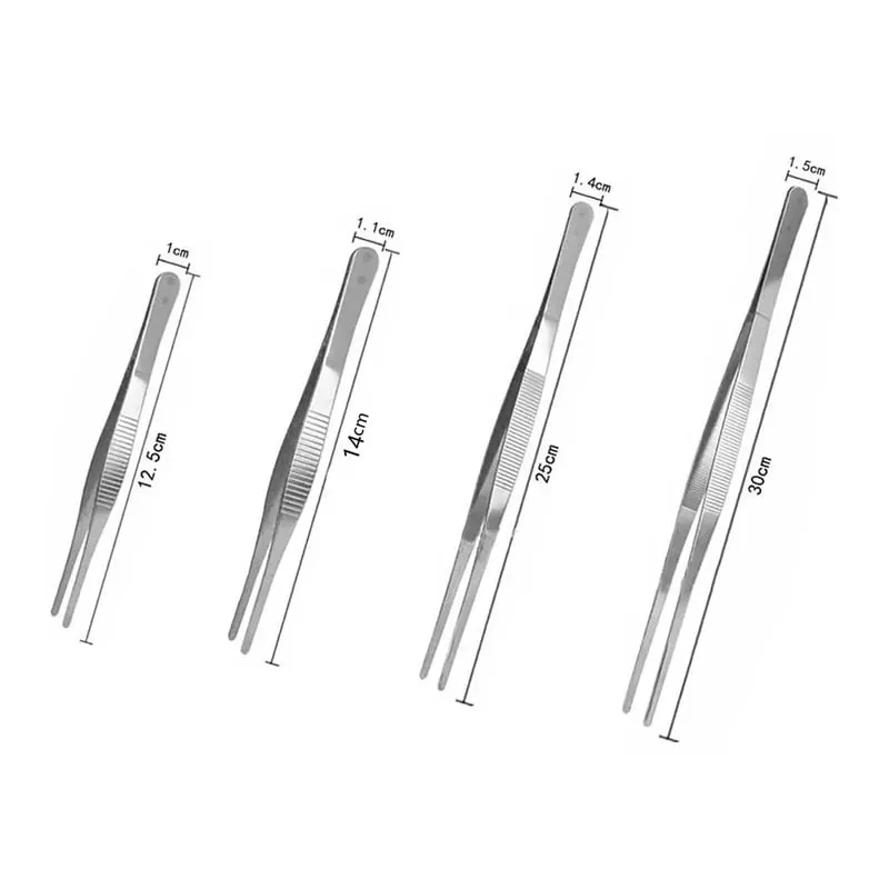 Stainless Steel Multifunction Barbecue Tongs Food Clip BBQ Kitchen Gadgets Cooking Tweezers Buffet Tool CFQJ006