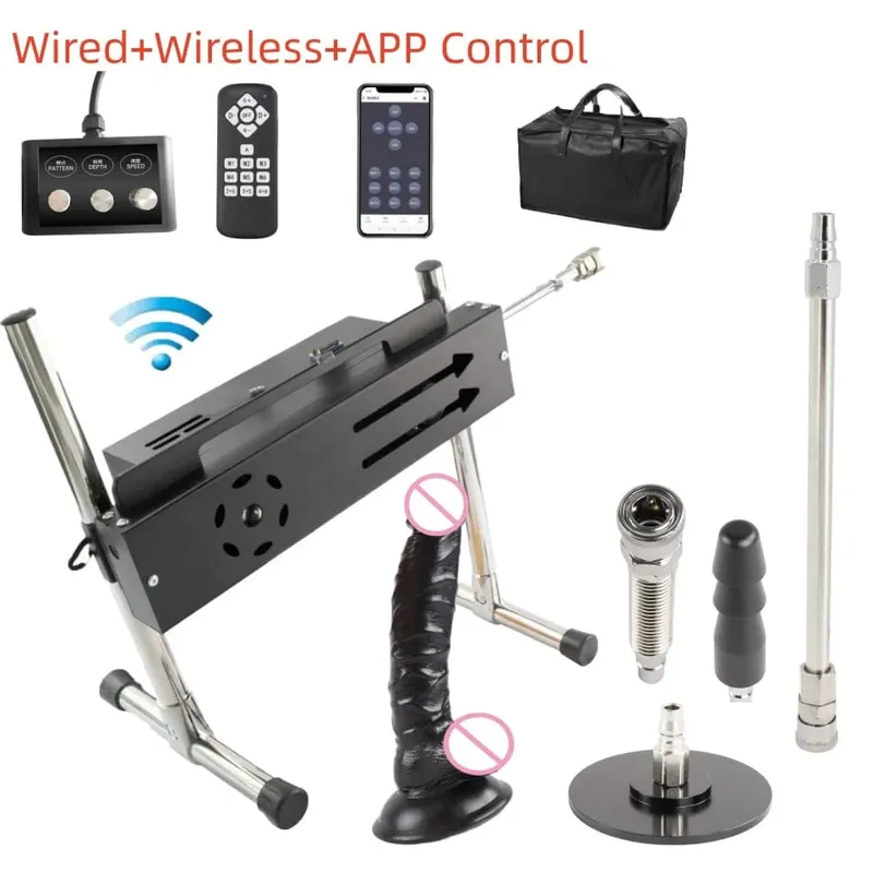200W Powerful Sex Machine Quite & Intelligent Love Machine Dildos for Women and Men Long Strokes 1-15cm Sex Machine
