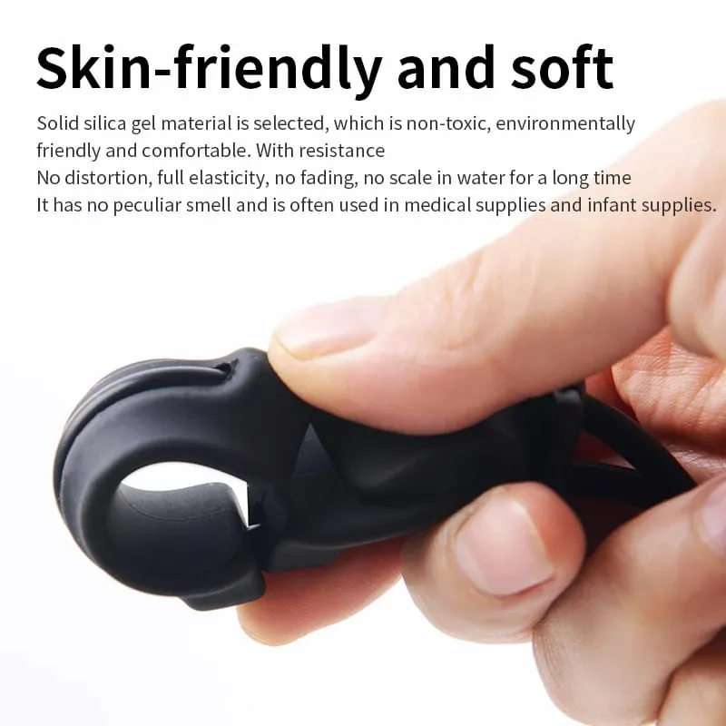 Male Penis Enlargement Exercise Ring Sex Anal Beads Masturbator Penis Strong Extender Semen Lock Ring Adult Sex Toys For Men 18+