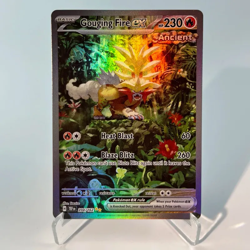 Pokémon 151 PKM Cards PTCG3-D Bulbasaur Squirt Rainbow Gengar ex Holographic Ex GX Rare Collection Battle Toys Gifts for Hobbies