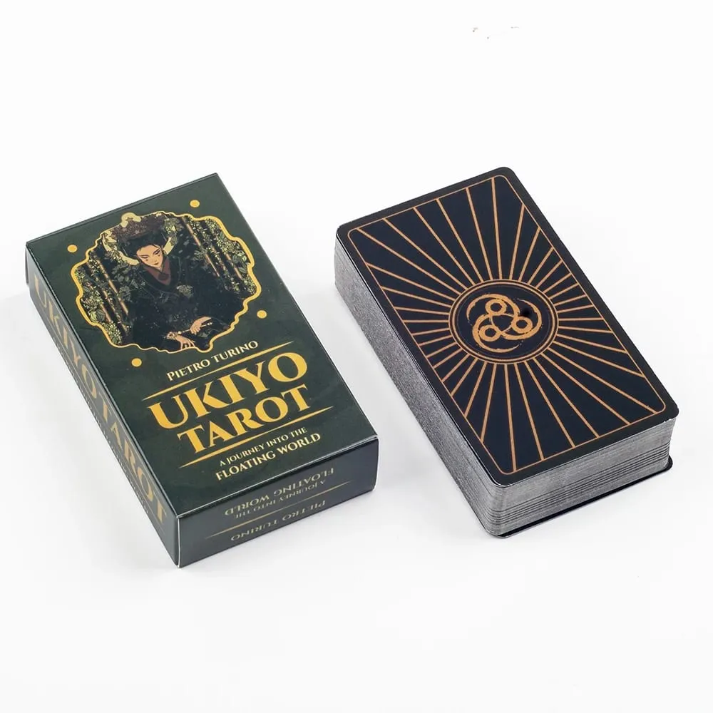 Ukiyo Tarot Cards 78Pcs Leisure Entertainment Divination Deck 10.3*6CM Family Gathering Board Playing Game Cards