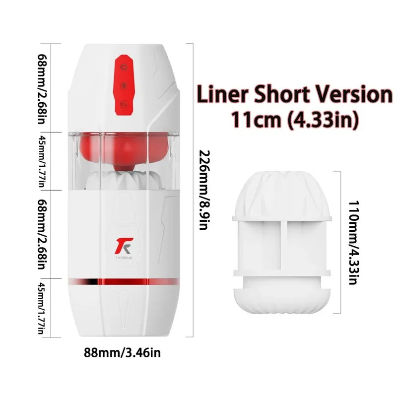 Automatic Male Masturbators-with 10 Sucking & Tongue licking & Vibrating Modes Blowjob Masturbation Cup Sex Toys for Men Coupes