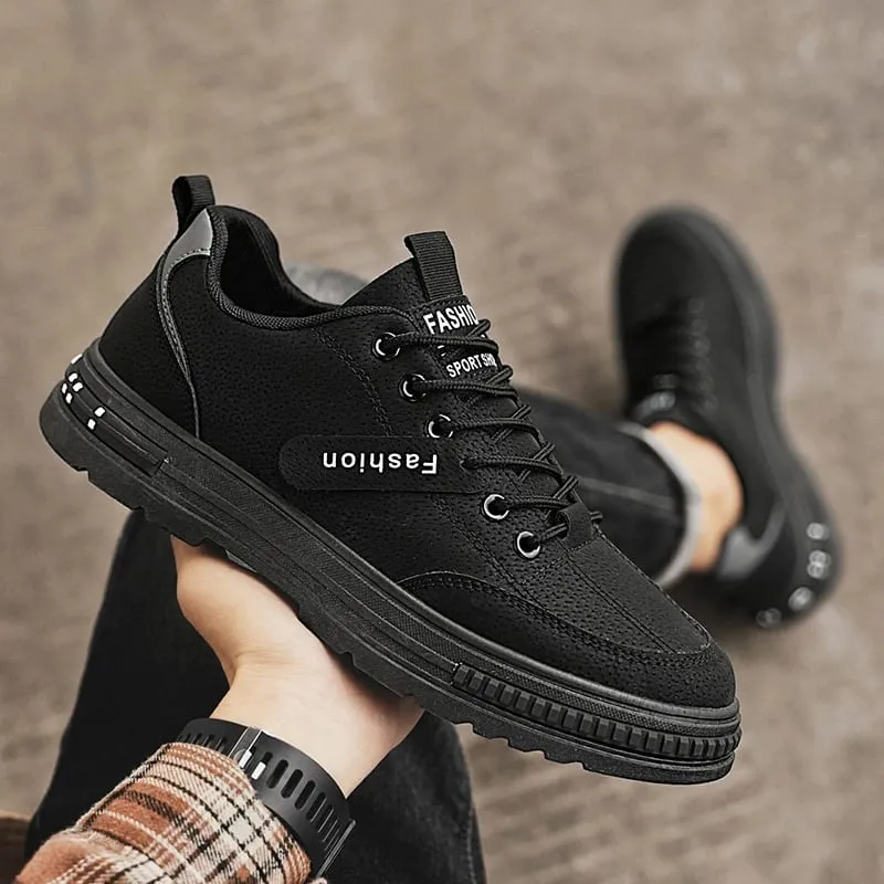 Men Autumn New Wear‑Resistant Versatile Casual Shoes Lightweight Sporty Board Shoes Trendy Work‑Safety Style Fashion Sneakers Fo