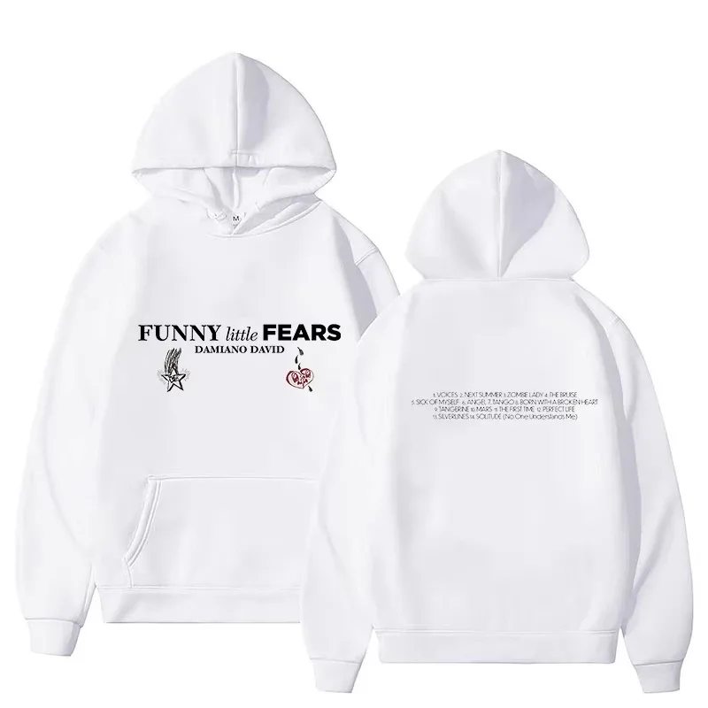 Little Fears Mikiny Pánské oblečení Móda Ženy Harajuku Estetické Grafické Mikiny Mikiny High Street