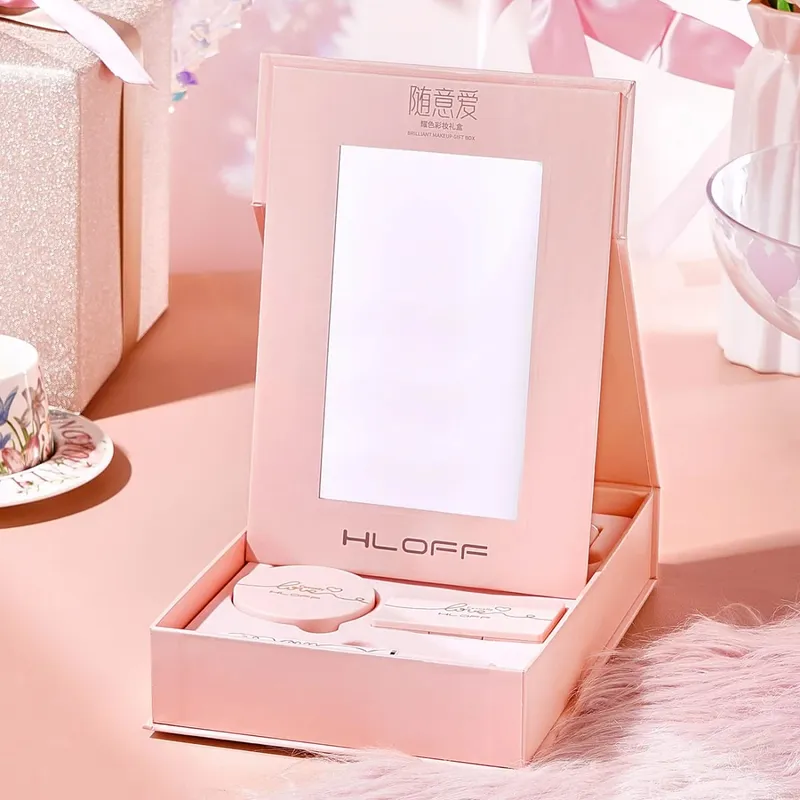 Random Love Yao Color Makeup Set Hadiah High-End Hadiah Hari Valentine Hadiah Hari Valentine Gincu Kusyen Set Solek
